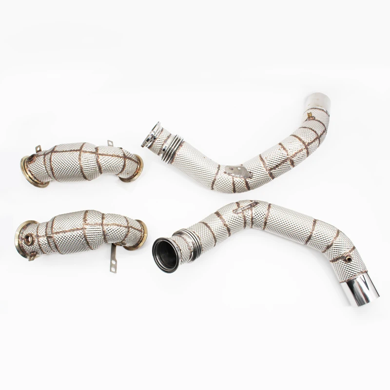 

Exhaust Downpipe For BMW M8 4.4TT V8 2019-2023 High Performance Stainless Steel High Flow Catted Downpipe With Catalyst