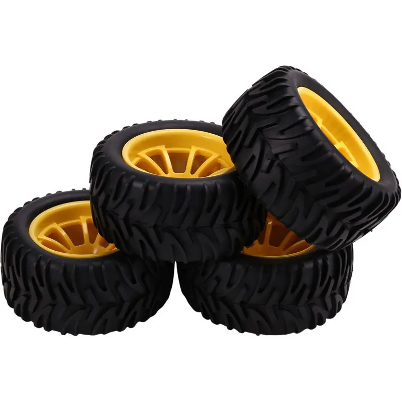 DT23 128mm 1/10 RC for Monster Truck Buggy Tires with Foam Inserts 12mm Hex for Traxxas Arrma Redcat for HSP HPI for Tamiya for