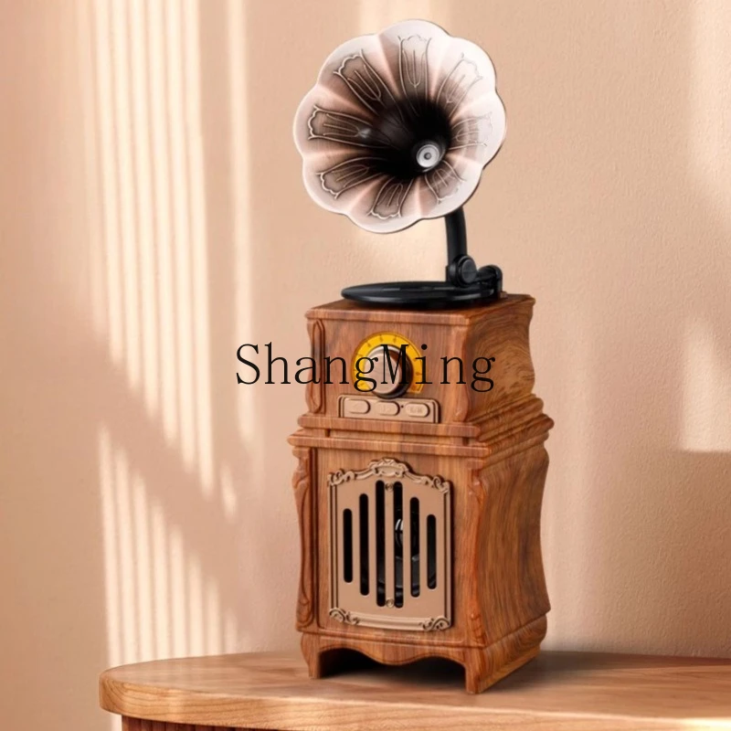 

FG new retro bluetooth audio ornament phonograph subwoofer small audio bluetooth speaker