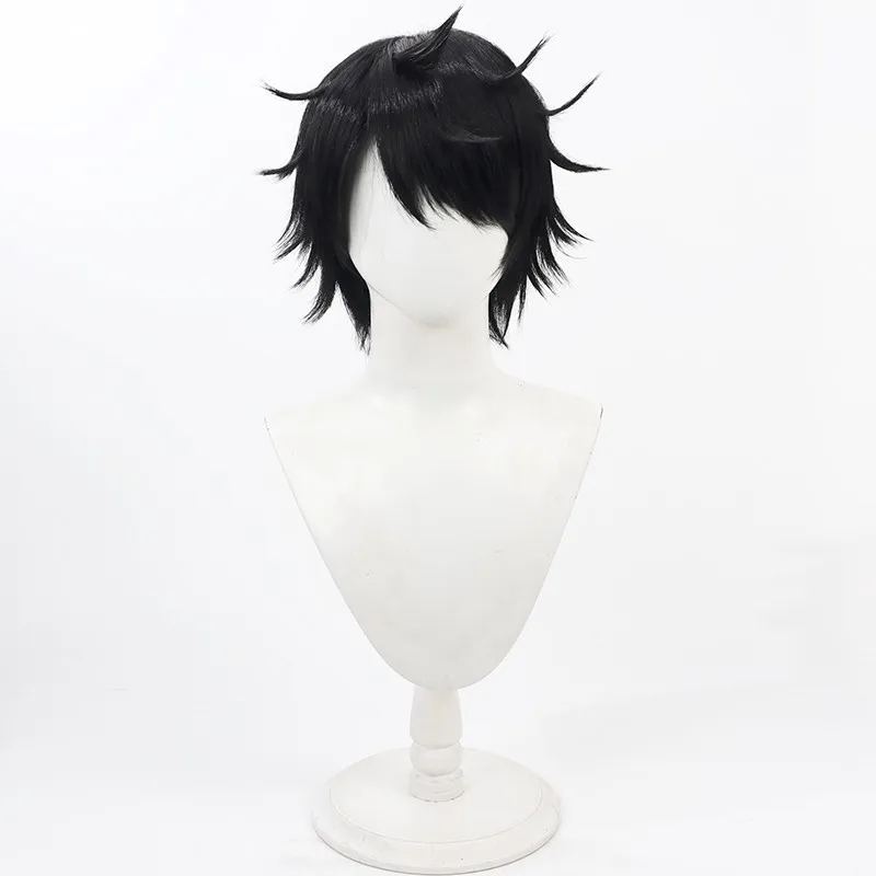 غطاء الرأس Li Yuting شعر مستعار تأثيري المسامير الشعر الأسود هدية عيد الهالوين