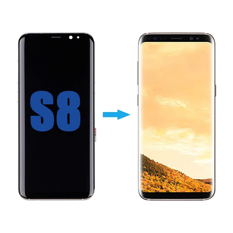 

Super AMOLED LCD Display for Samsung Galaxy S8, SM-G950F, SM-G950FD ( Not Curved screen)