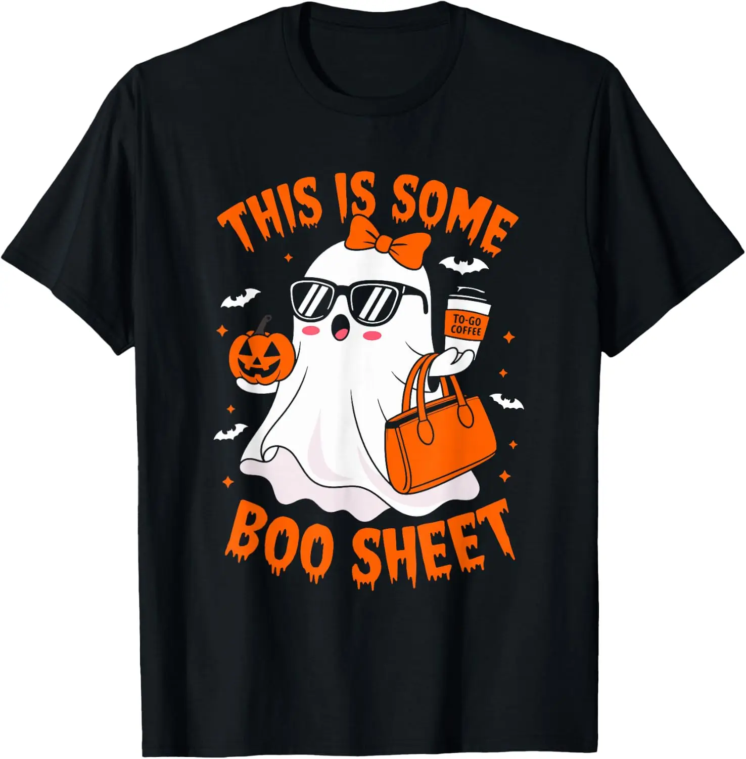 This Is Some Boo Sheet Ghost Retro Funny Halloween Men Women T-Shirt