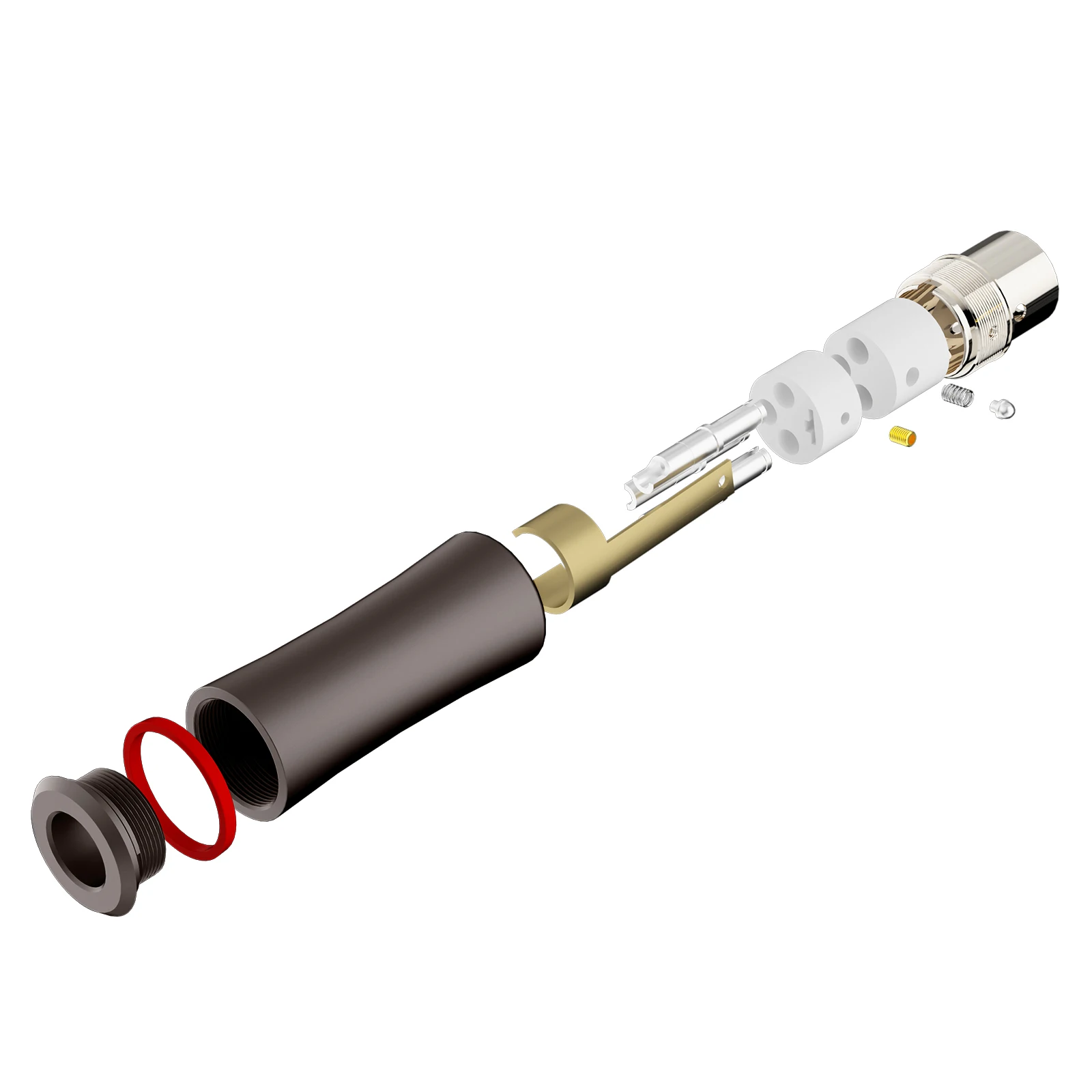 Reines Silber 3pin XLR Stecker Monosaudio Stecker 3PIN XLR Jack XMF711AG Hifi Audio MIC Kabel Balance Stecker Stecker – Detail 4