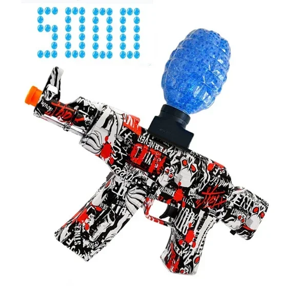 Electric Burst Pistol Auto Shooting Gel Water Ball Bullet Ejection Handgun Airsoft Toy Gun For Outdoor CS Game Gel Gun Blaster