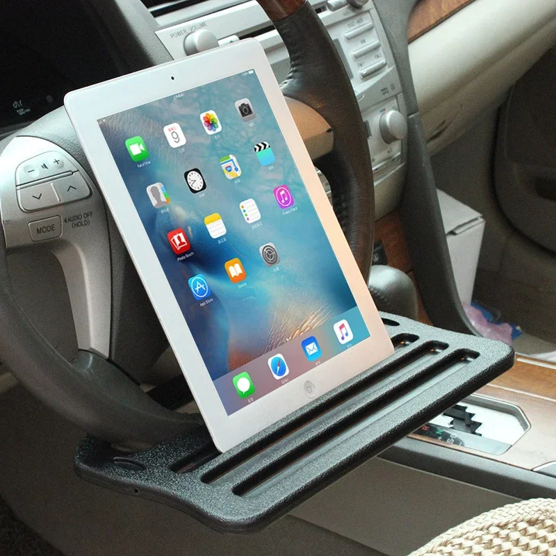 Universeller Auto-Tisch für Lenkrad, zum Essen, Arbeiten, Trinken, Kaffee trinken, Laptop-Computer-Schreibtisch, Sitztisch, Auto-Zubehör – Detail 11