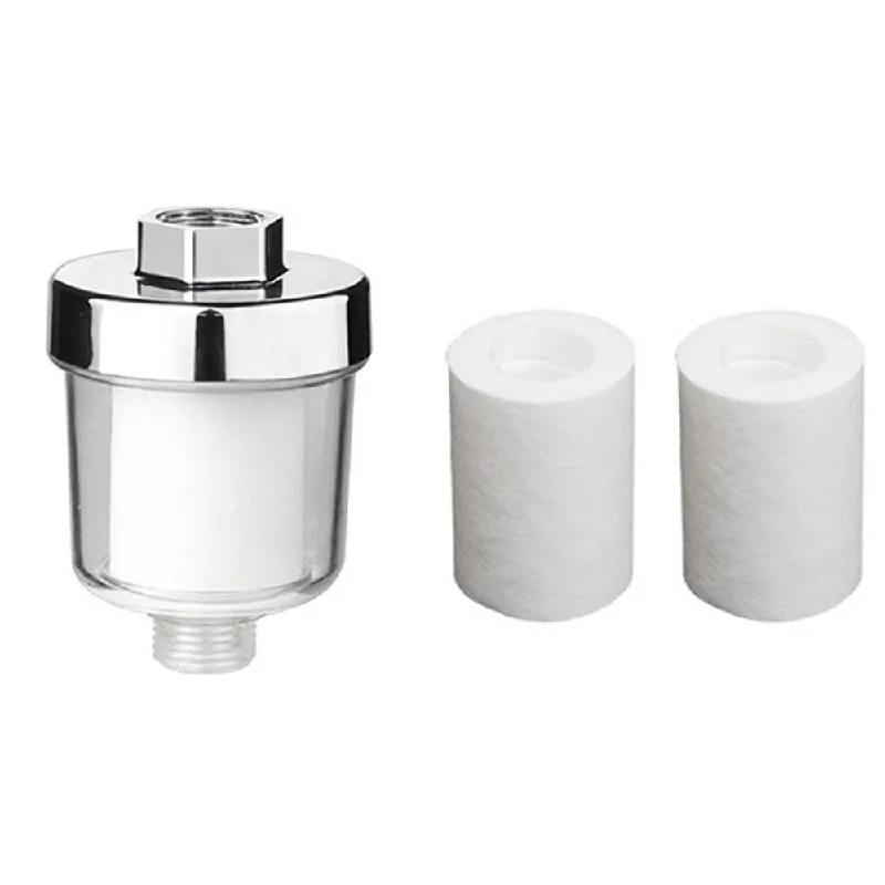 Universal Shower Filter with PP Cotton Cartridge – Household Water Purifier for Chlorine Removal, Hot Water Heater Pre-Filter