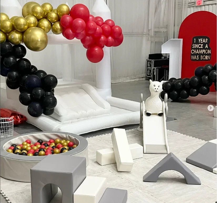 Mini casa inflável branca do salto Decoração do aniversário das crianças Castelo Bouncy branco da criança Casa da lua para a criança