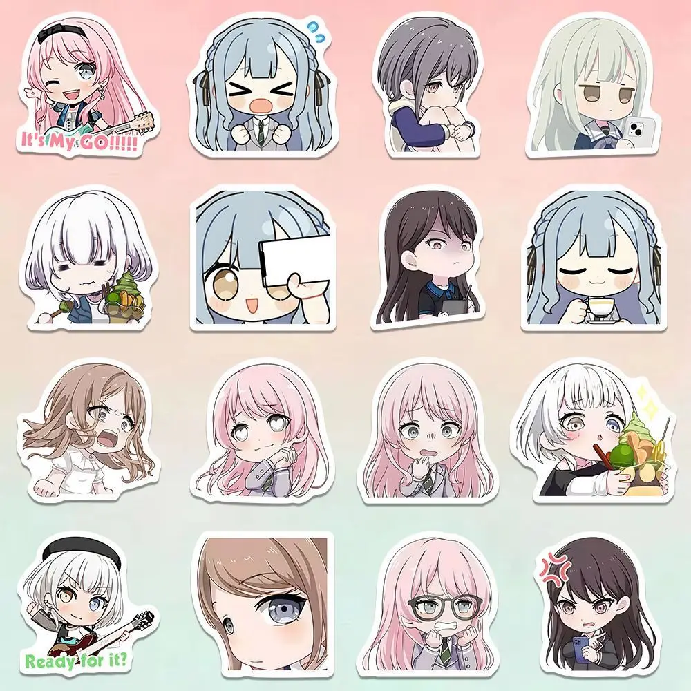 55 قطعة BanG Dream Anon Chihaya أنيمي ملصقات الكرتون الكتابة على الجدران الشارات خوذة سكيت الكمبيوتر المحمول دراجة نارية ديكور