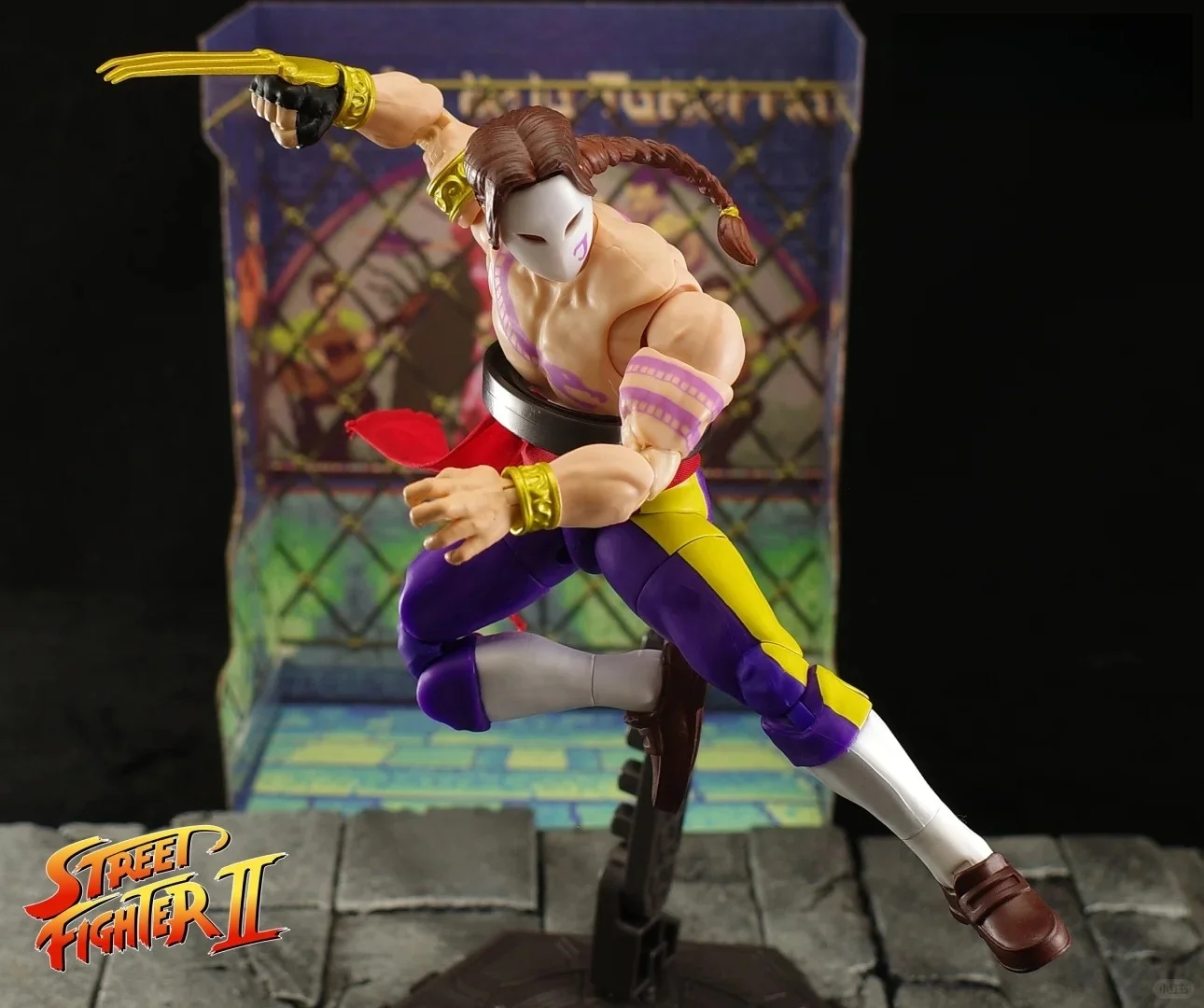 

In Stock Original Jada Street Fighter Balrog Vega Anime Figure The Final Challengera Vega Action Figure Street Fighter Toys