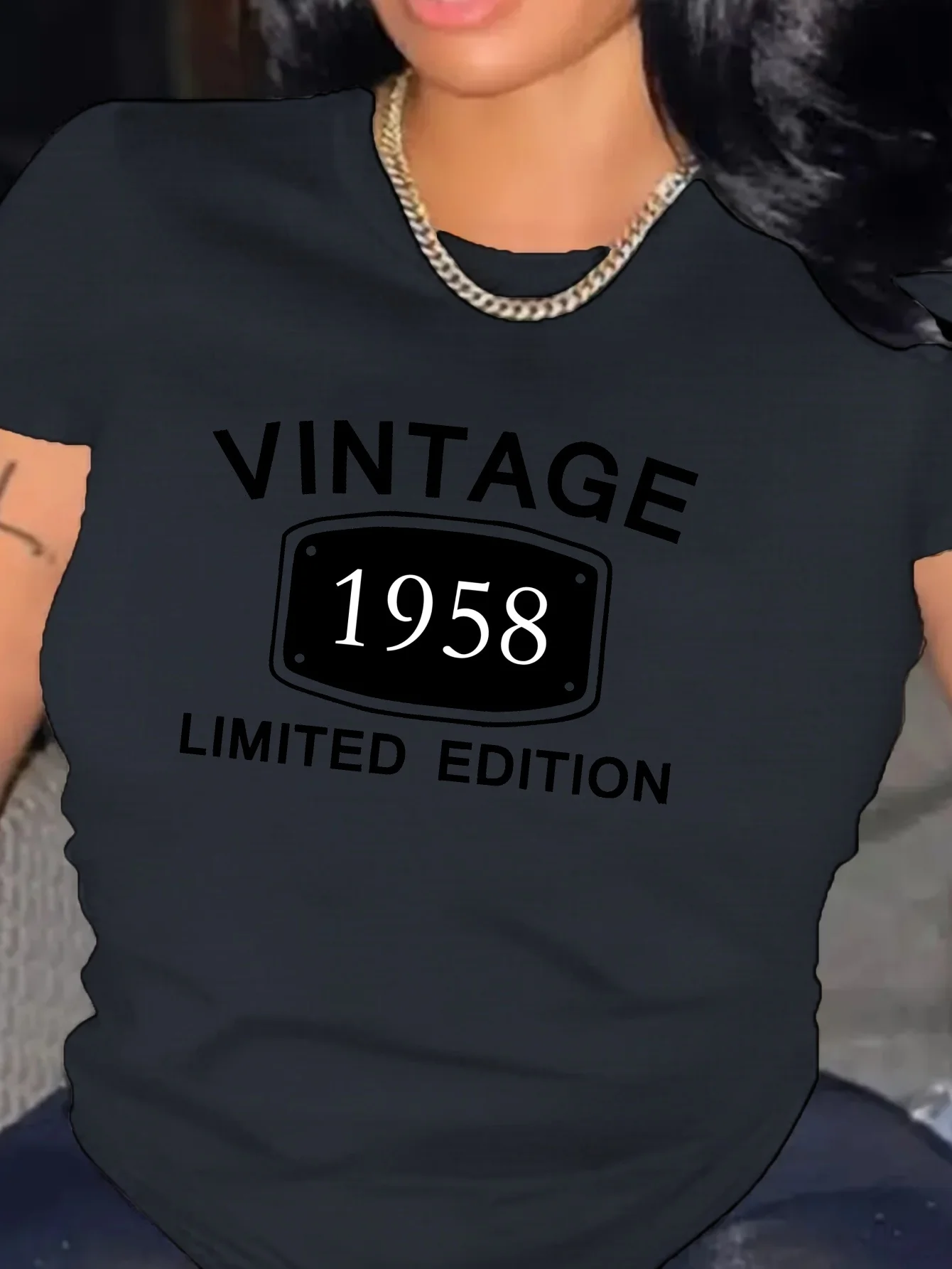 VINTAGE LIMITED EDITION 1958 women's comfit t-shirt