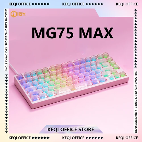 IROK MG75 PRO/MAX Teclado mecánico interruptor magnético Rgb intercambio en caliente aluminio Rt0.005 estructura de desmontaje rápido regalos de PC personalizados