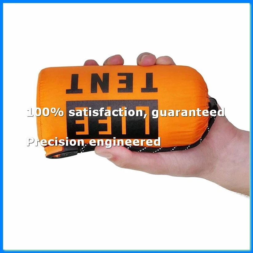Outdoor Insulated Emergency Tent 2 Person Waterproof Emergency Life Saving Insulated Includes Life Whistle Ripstop Tent-DTB1