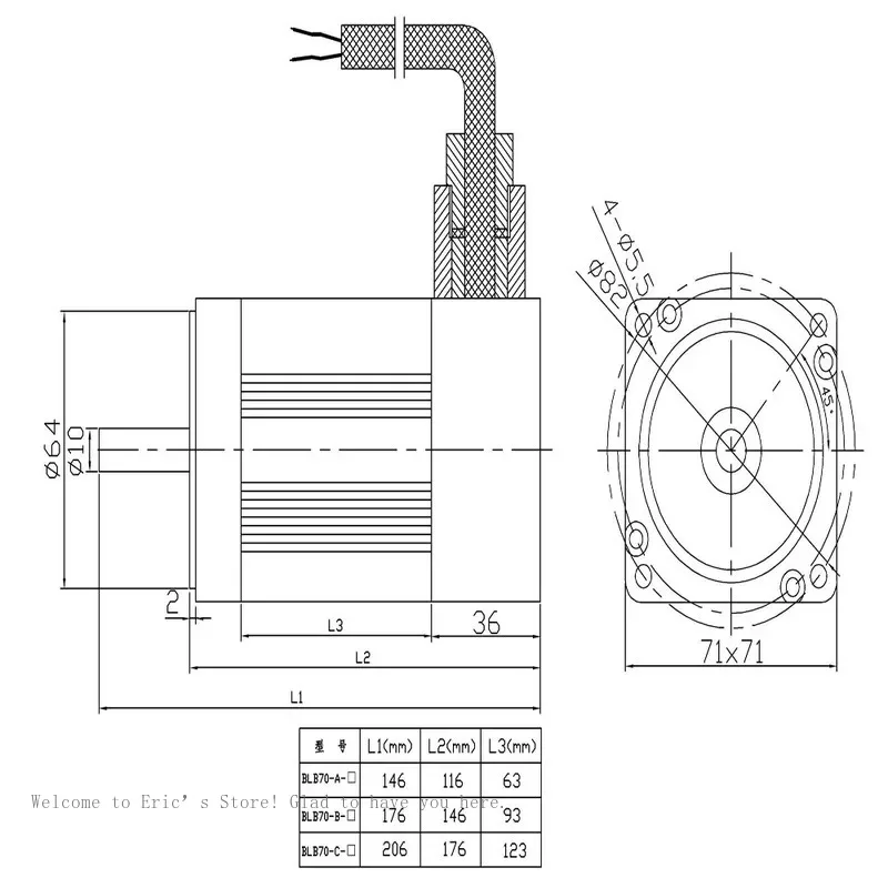 High quality BLB70-B quality assurance two years micro explosion-proof motor nationwide