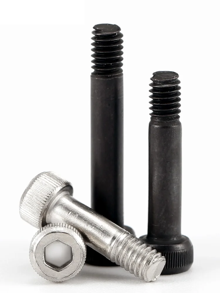 Grade 12.9 Partially Threaded Cup Head Socket Screws Half Tooth shoulder screw Bolts Nickel Plating/Black/304 Stainless Steel