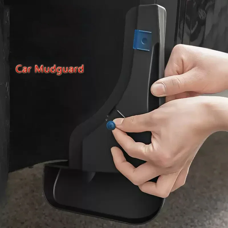 4Pcs Auto Mudguards For CHANGAN CS55 PLUS iDD PHEV 2026-Present Fender Flares Splash Shield Scratch Resistant ABS Accessory