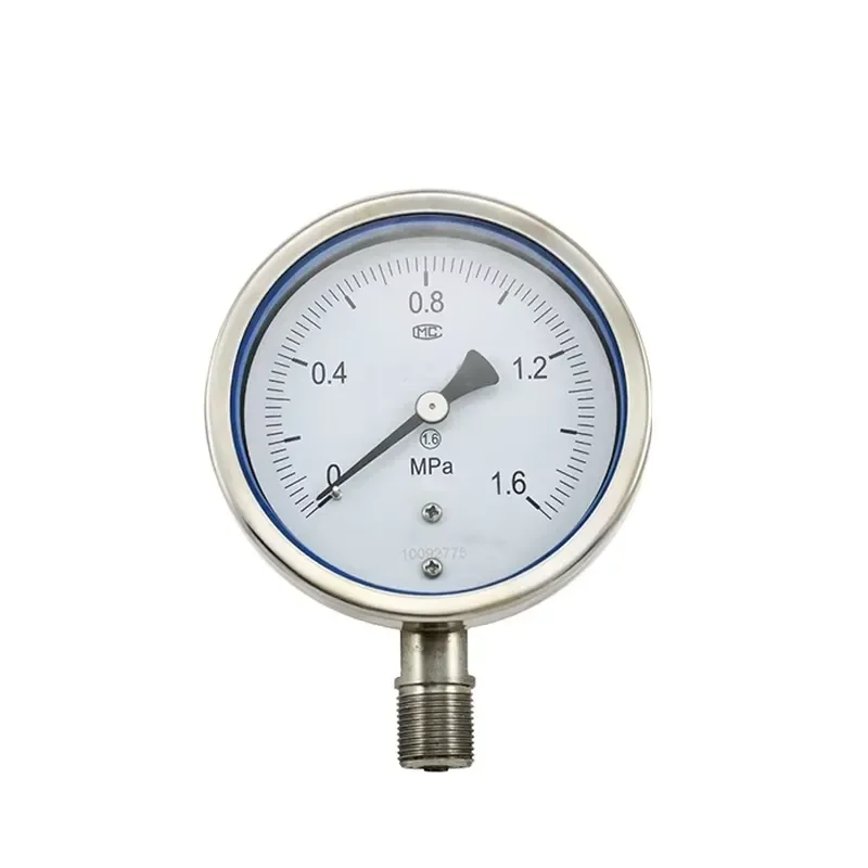 for CX-PG-P 0-40 Mpa 60mm Radial Stainless Steel 2.5% Accuracy Oil Filled Pressure Gauge