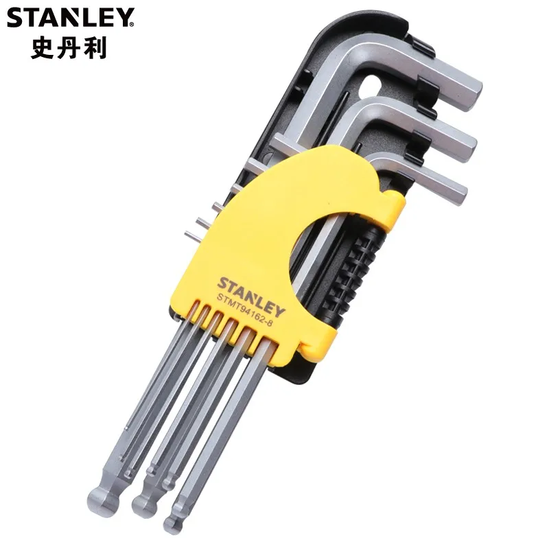 

STANLEY metric 9-piece set lengthened hexagon wrench set hexagon wrench set ball head 9-piece set STMT94162-8-23