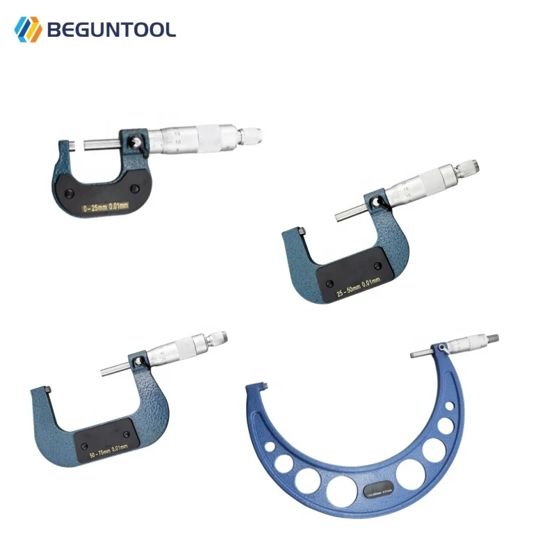 HALIANG Analog and Digital Outside Micrometer 0-25 25-50 50-75 75-100mm Digital Outside Micrometer Measuring Tools LINKS