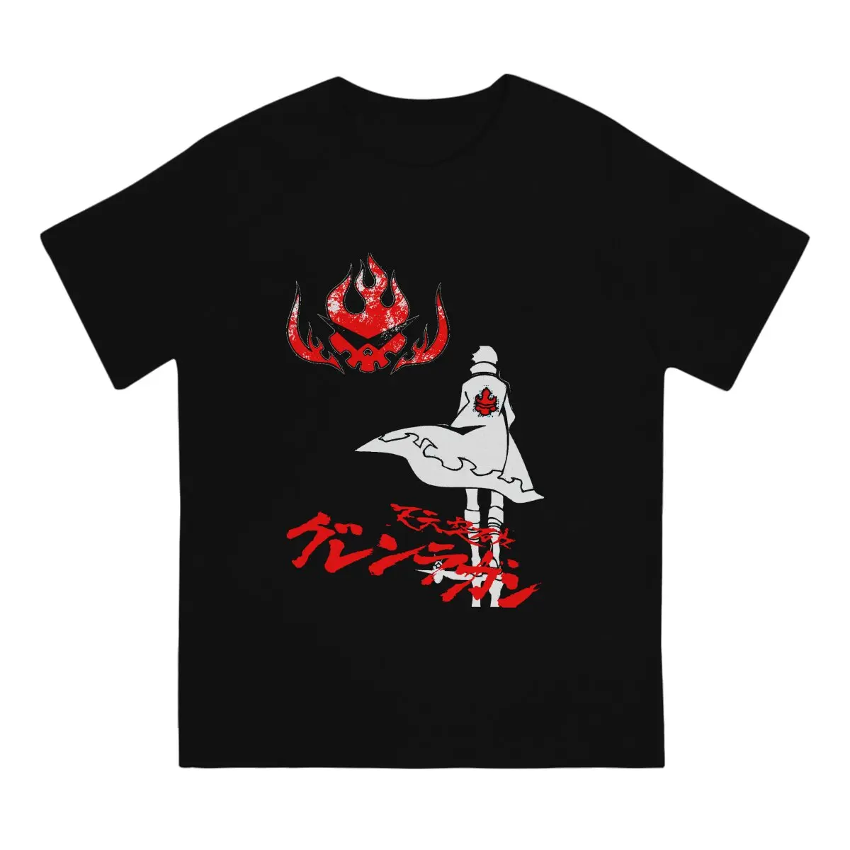 Tengen Toppa Gurren Lagann Newest TShirt for Men Tengen Toppa-2 Round Neck Basic T Shirt Personalize Birthday Gifts Tops