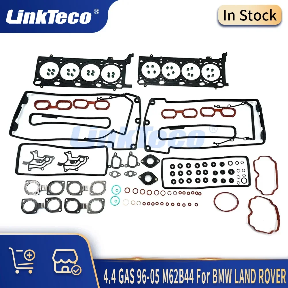 Auto Engine Parts Cylinder Head Gasket Seal Set Fit Kit 4.4 L GAS 96-05 M62B44 For BMW 540i 740i 840i X5 LAND ROVER RANGE ROVER