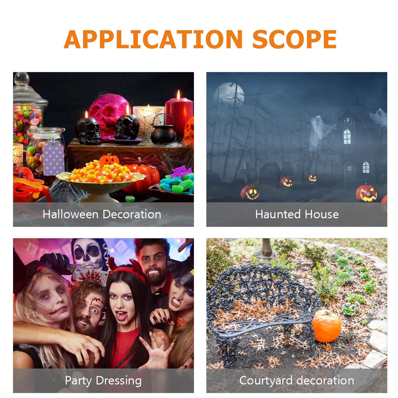 

Halloween Ghost H Vivid Plastic Garden Decoration Durable Non Fading Scary Lawn nament Creepy Yard Prop