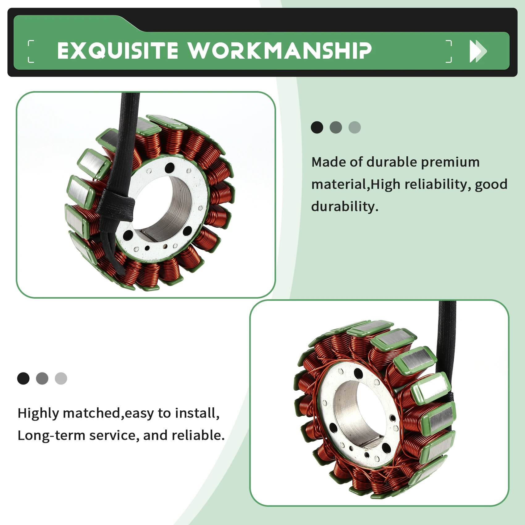 

AB16-5EB-81410-00-00 Motorcycle Magneto Generator Stator Coil For R6 YZF-R6 1999-2002 4JH-81960-00-00 Motorcycle Part