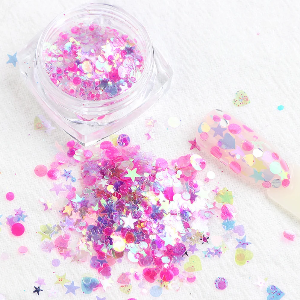 

12 шт., блестки для ногтей, смешанный стиль, форма луны и звезды, украшения для маникюра «сделай сам», принадлежности для дизайна ногтей, легкий, прочный для женщин и девочек