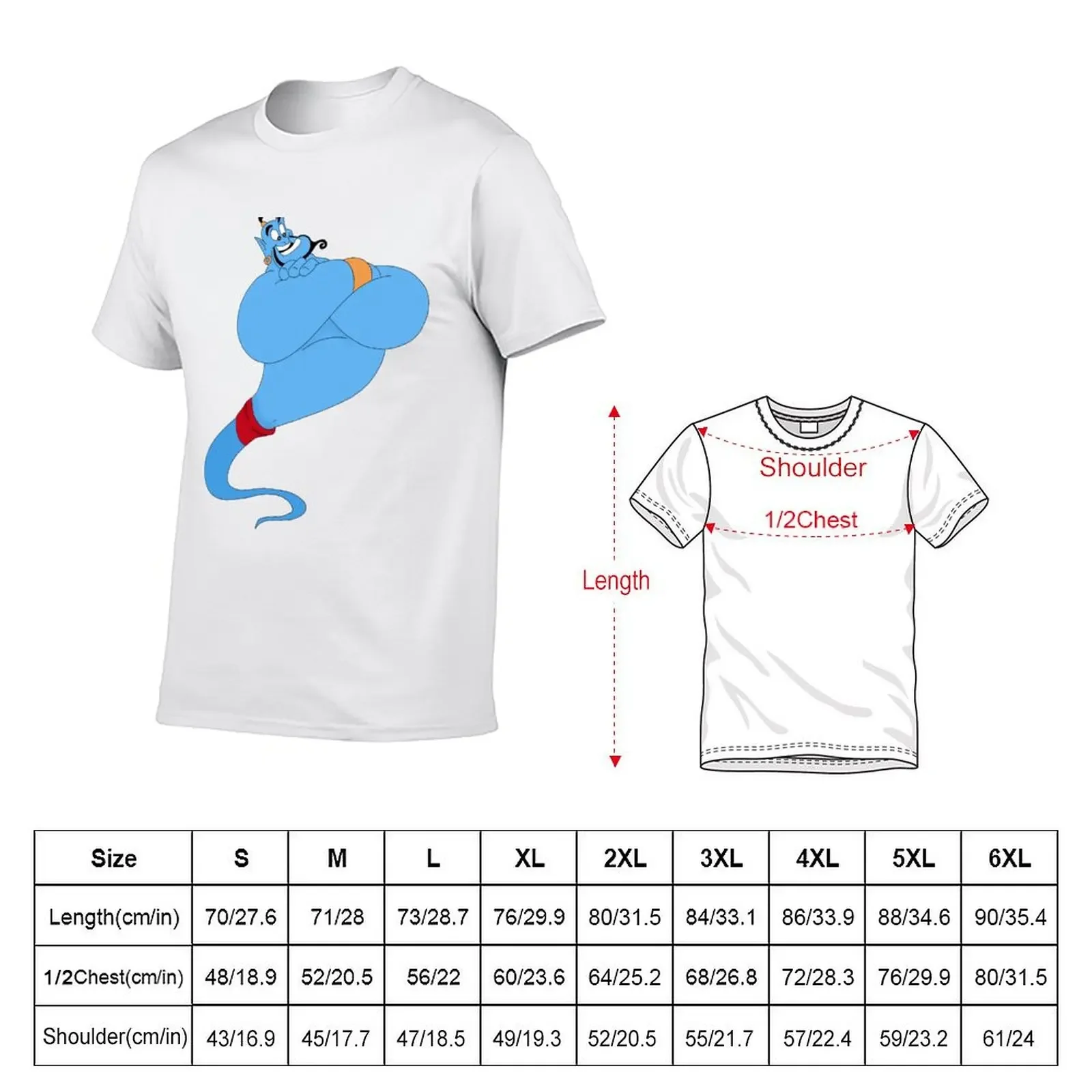 Genie T-Shirt customs design your own designer shirts quick-drying mens t shirts casual stylish