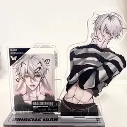 New Nagi Seishiro Acrylic Stand Figure BLUE LOCK Anime Peripheral Cute Delicate Originality Bedroom 10cm Desktop Ornament