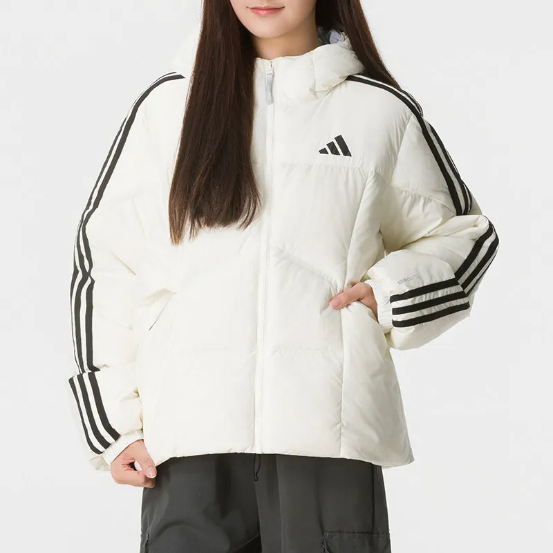 Adidas Adidas Women's Down Jacket 2026 Winter New Warm Thickened Sportswear Jacket KW4725
