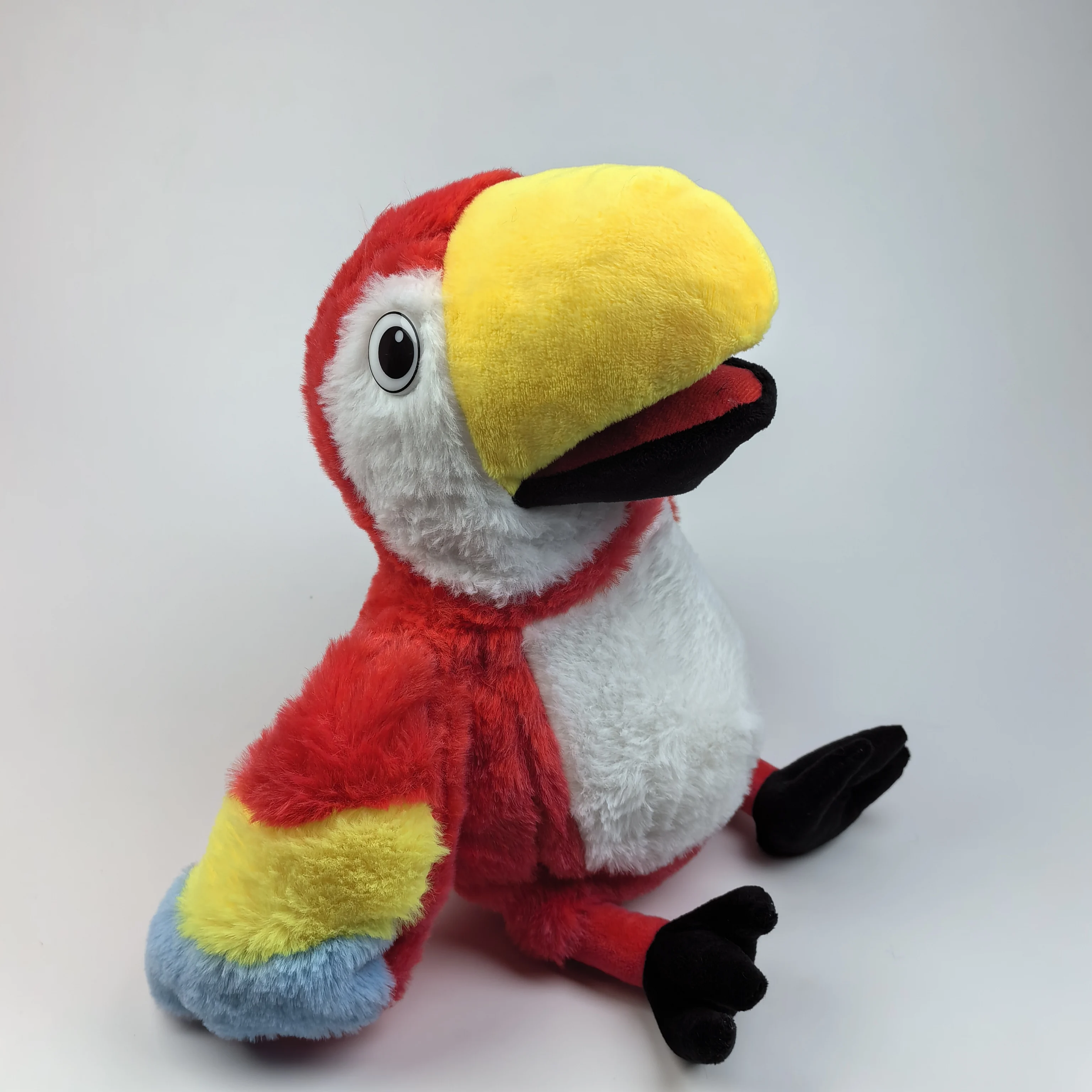 35-40cm Hand puppet Kids Cute Plush Parrot Puppets Home Decor Finger Puppets Various Bird Shapes Home Decor Finger Puppets Couch