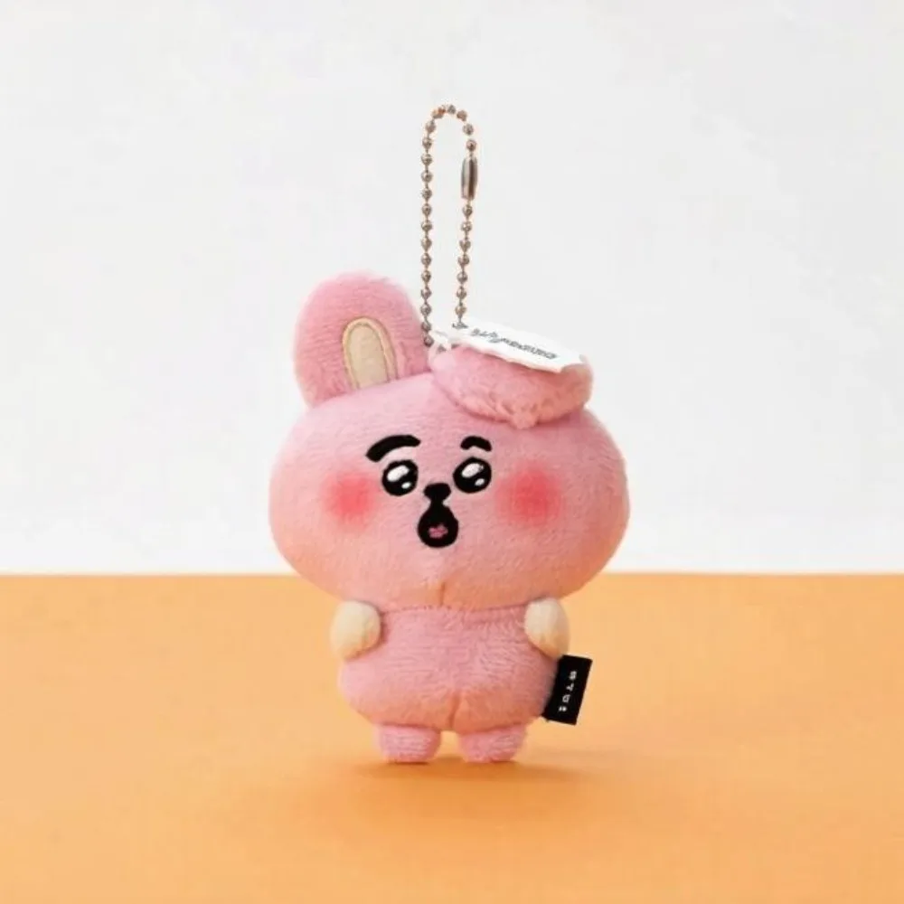 Newly released Korean bt21 plush hanging item - cute rabbit, koala and squirrel dolls for a bag as a gift for a girl birthday - Detail 1