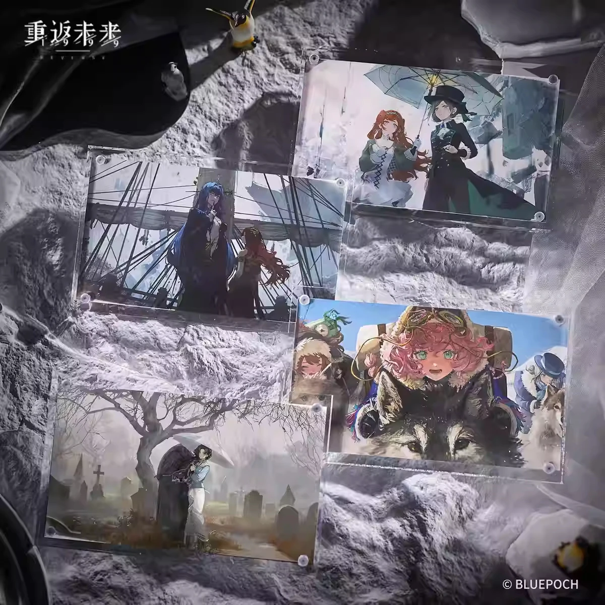 

Genuine Reverse:1999 Vertin Ms. Grace Sonetto Ulrich Cosplay Anime Cartoon Postcard Collection card ornament Accessories Gift