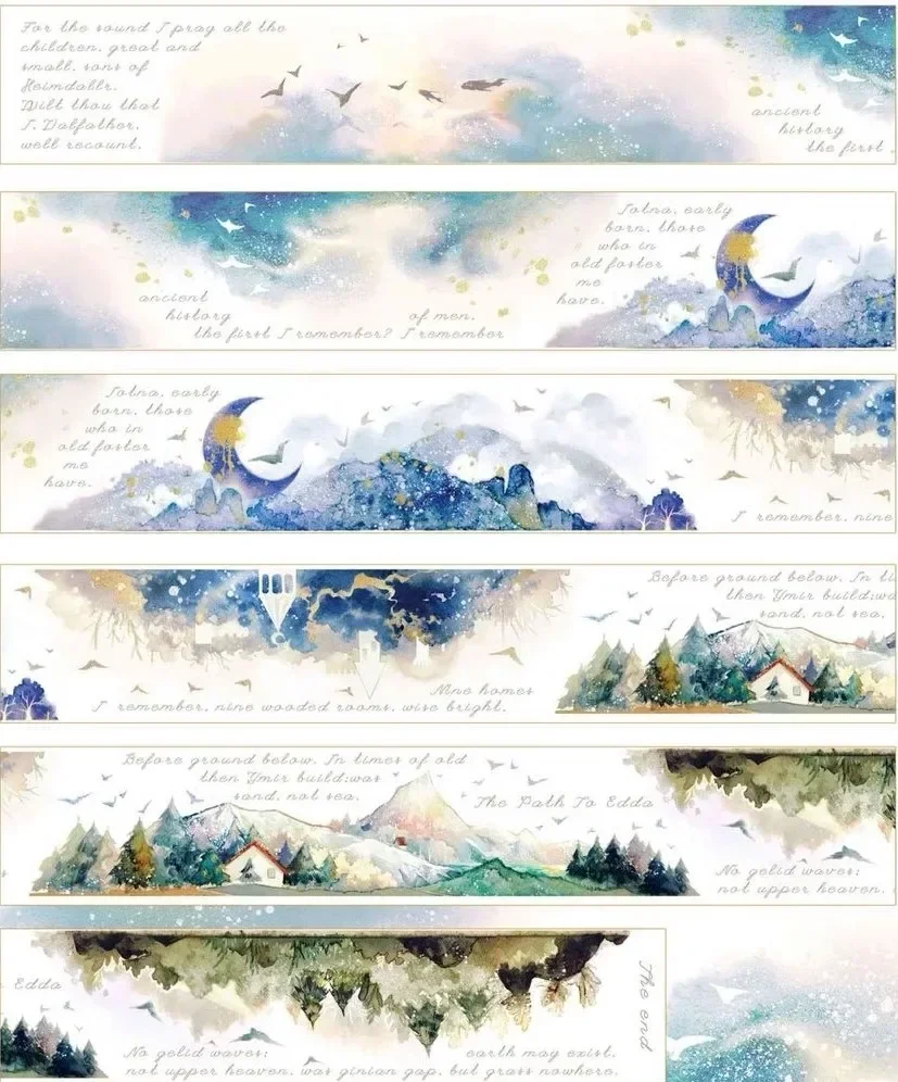 The Path To Edda Landscape Beautiful Washi Masking Tape