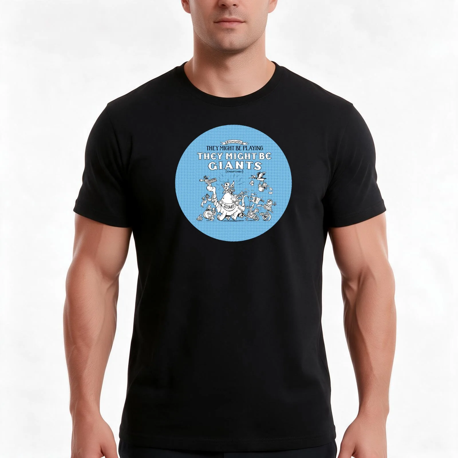 TMBPTMBG 2023 - 10th Blueiversary! T-Shirt, Summer Casual Cotton Tee, Oversized Streetwear Tops, Vintage Graphic Print