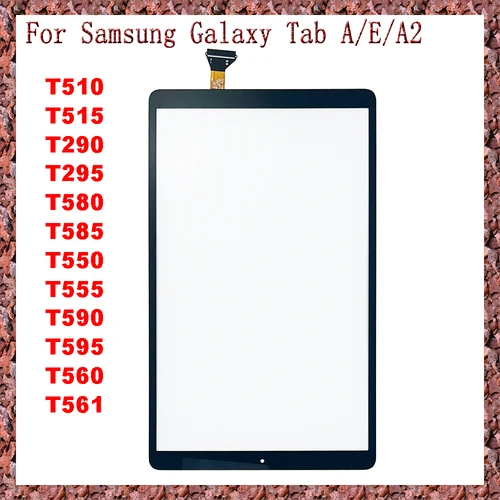 Imagen 1 del producto Para Samsung Galaxy Tab A T510 T290 T295 T550 T580 A2 T590 TAB E T560 pantalla táctil + piezas de repuesto de Panel de cristal frontal LCD OCA