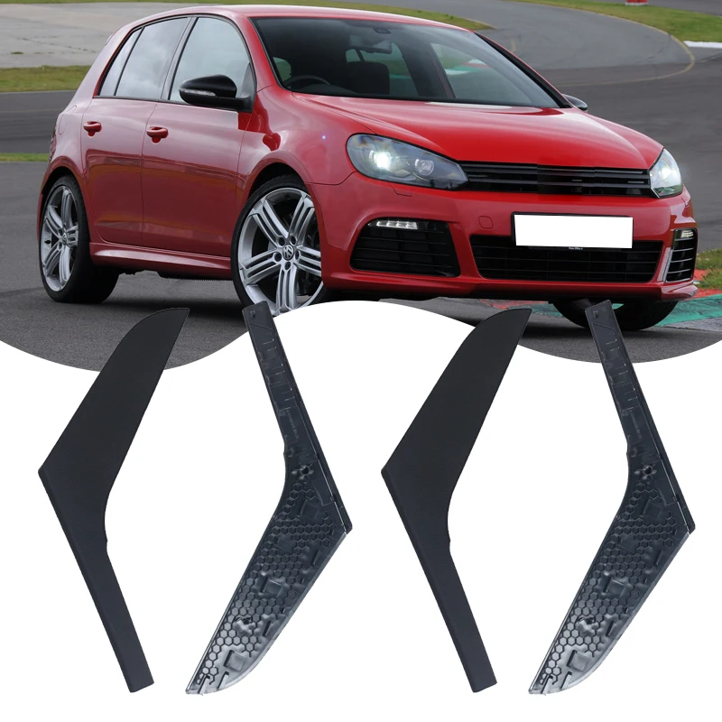 

1 Set For VW Golf 6 MK6 2009 2010 2011 2012 2013 Car Interior Door Black Left Right Handle Cover Trim 5K4868039A 5K4868040A