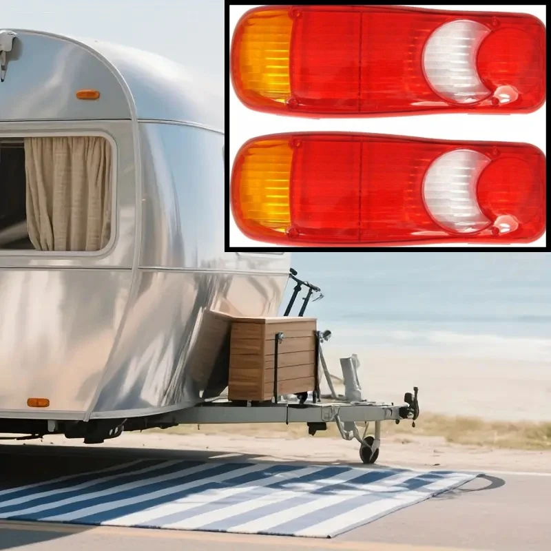 

2PCS Fits For Nissan Cabstar Rh + Lh Automobiles Rear Tail Light Lens Eclipse Teardrop Tail Light Assembly Replacement