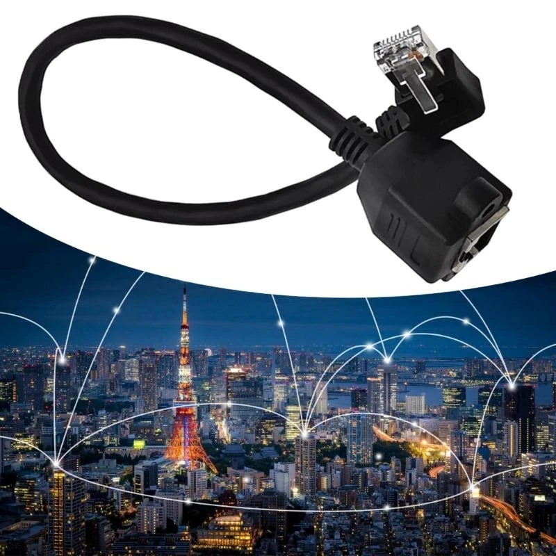  Cat6 RJ45 Ethernet Extension Cord Networking Extender Cable Fast Speed Enhances Networking Stability