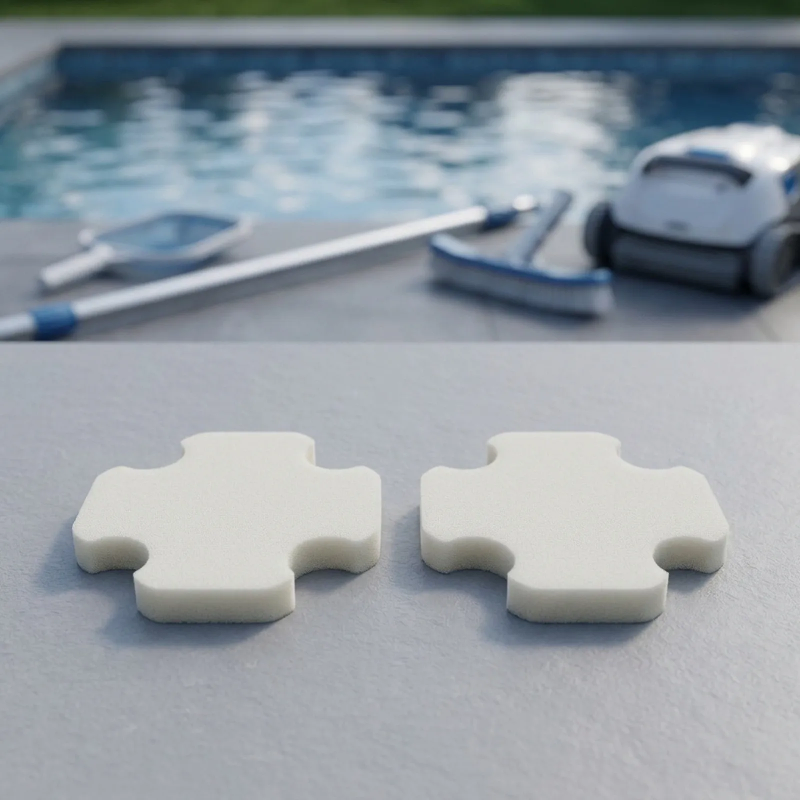 Sponge Accessory for PoolMr For Ray Robotic Pool Cleaner Built to Withstand Water Exposure and Mechanical Stress During Use