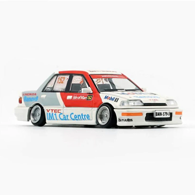 BMC 1:64 Civic EF2 Rallyeauto, Legierungsauto, Druckgussmodelle & Fahrzeuge, Automodell, Miniaturmodellauto für Sammler, Geschenk