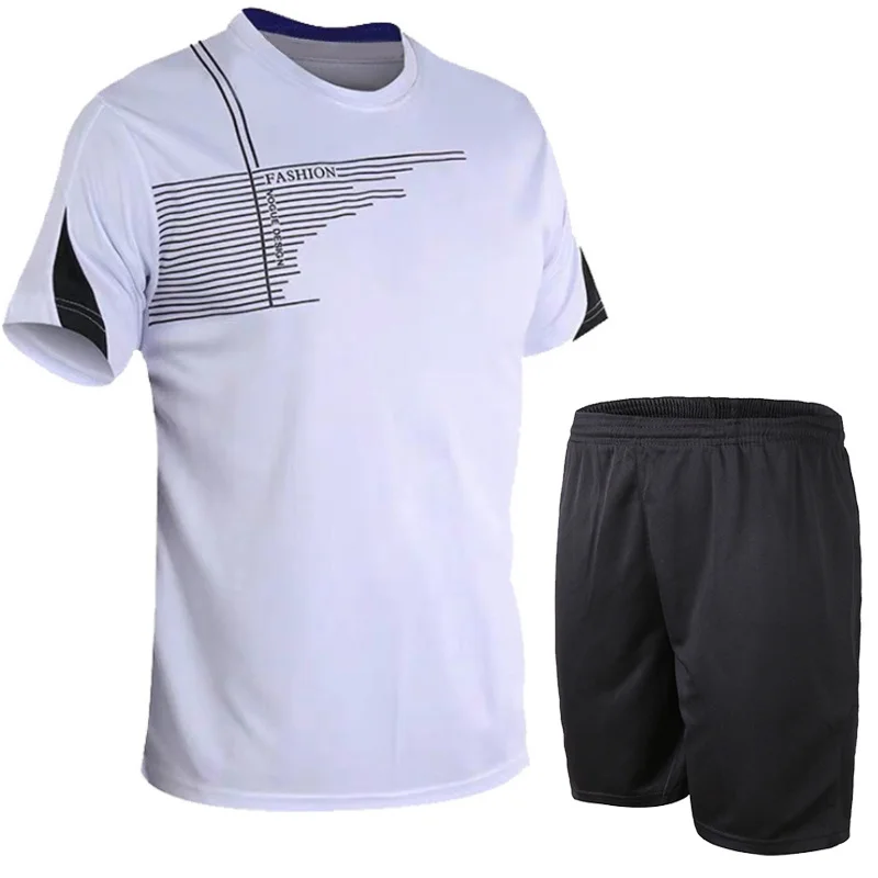 

2025 men's 2-piece/set sportswear, gym fitness sportswear, running and jogging sportswear, exercise suit, sportswear, casual qui