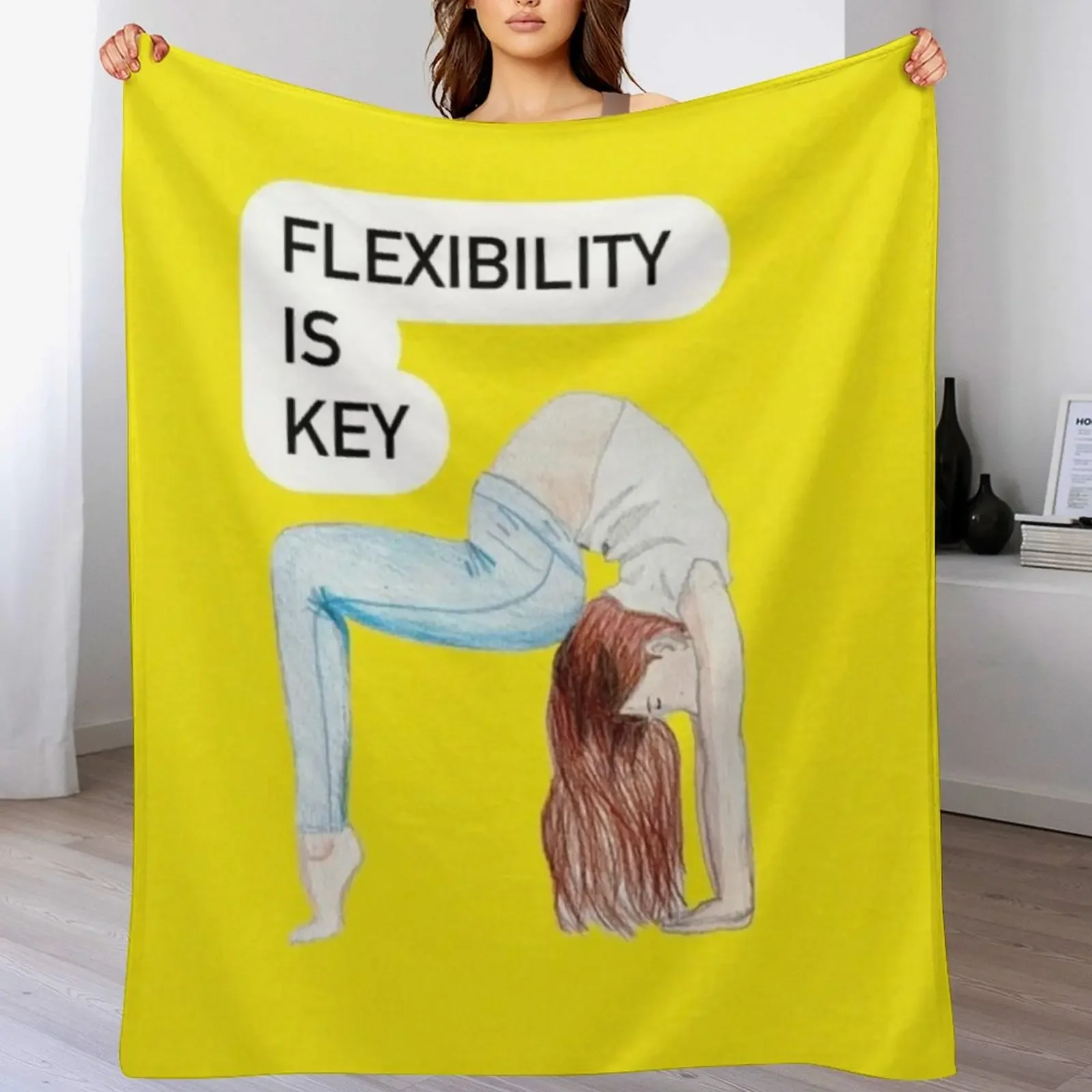 

Anna Mcnulty Contortion Backbend - Lovelies Arts and Designs Throw Blanket Travel Weighted Hair Decorative Throw Blankets