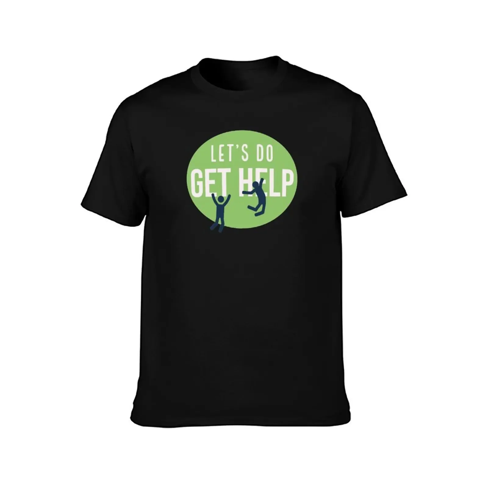 Get Help T-Shirt T-shirts man heavyweights oversized graphic tee big and tall t shirts for men