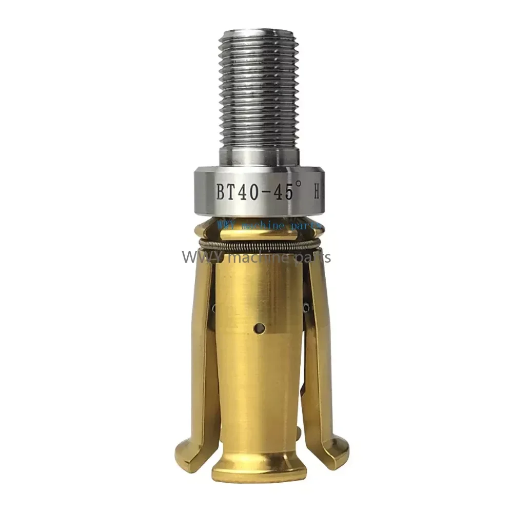 Imagem -02 - Chapeamento de Titânio Pull Claw Petal Clamp Cnc Spindle Alta Precisão Rosca Externa Bt30 Bt40 Bt50