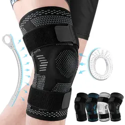 Sports Knee Pads for Knee Pain Meniscus Tear Injury Recovery with Side Stabilizers Patella Gel Knee Support Compression Rodiller