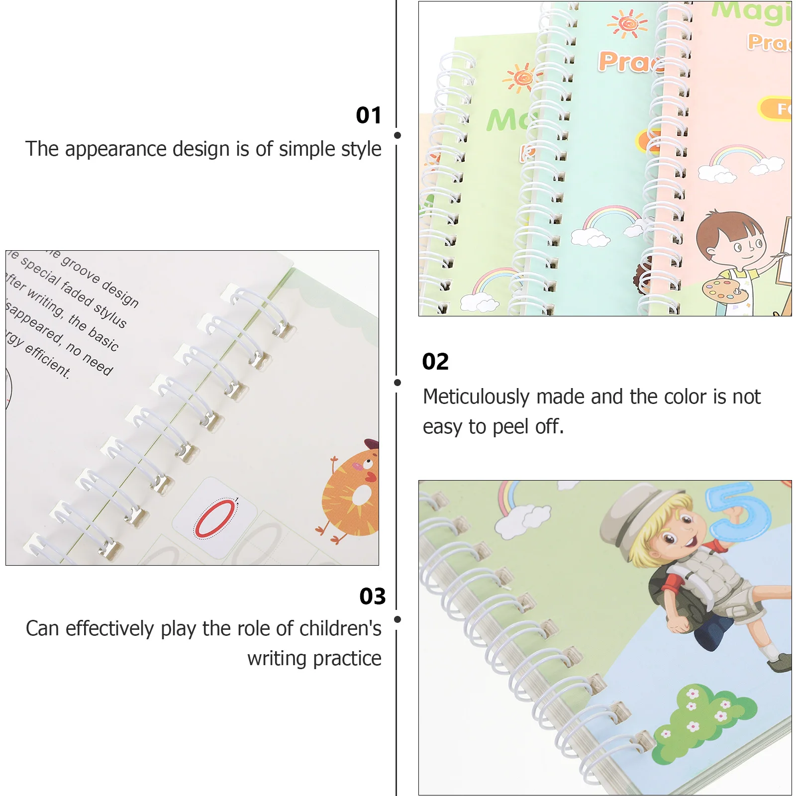 

Hard Pen Children's Digital Copybook Student Handwriting Practice Books Liquid Refill School