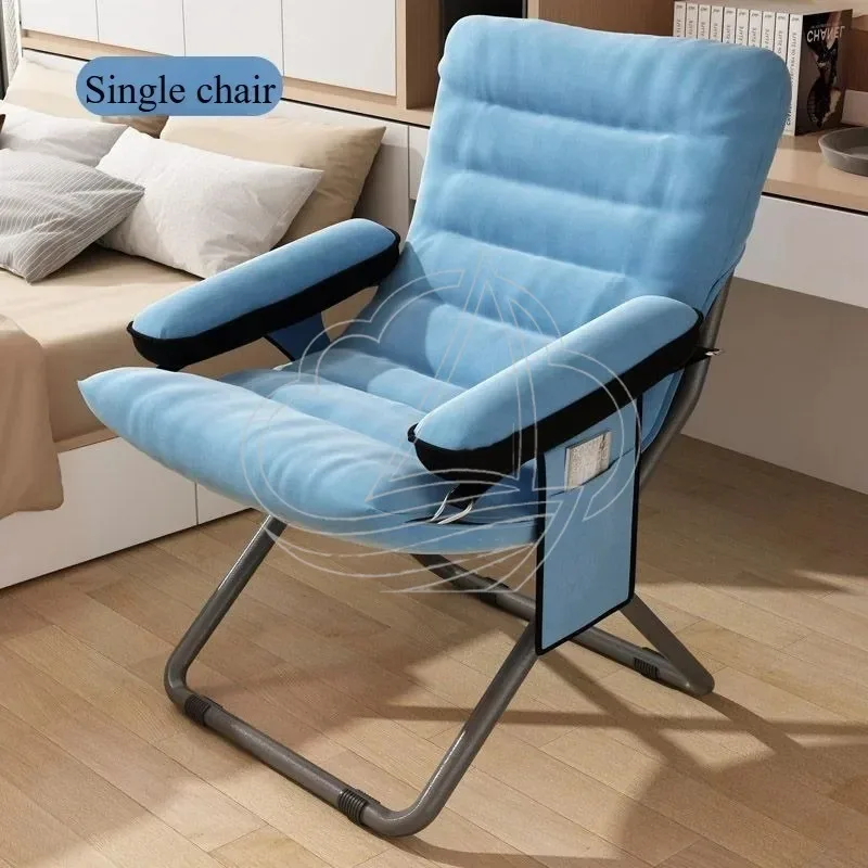 Comfortable Lazy Sofa Chair Foldable Single Recliner for Dorm Home Balcony Office