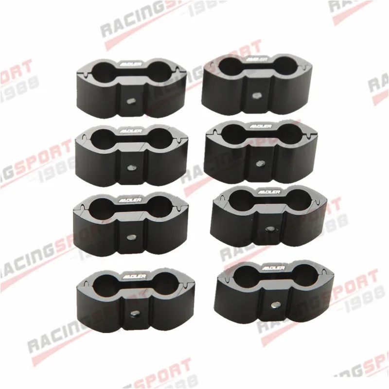 

New 1PCS/2PCS/4PCS/6PCS/8PCS -3AN 3AN AN3 Billet Fuel Black Hose Separator Fitting Adapter Butterfly