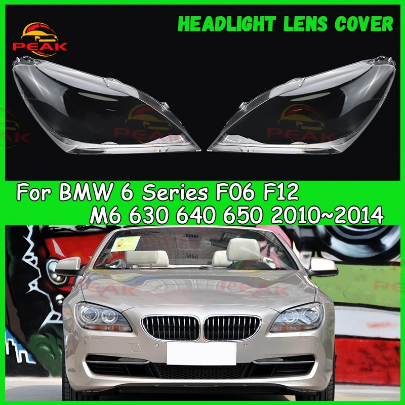 

For BMW 6 Series F06 F12 M6 630 640 650 2010 2011 2012 2013 2014 Car Headlight Cover dust cover for headlights car accessories
